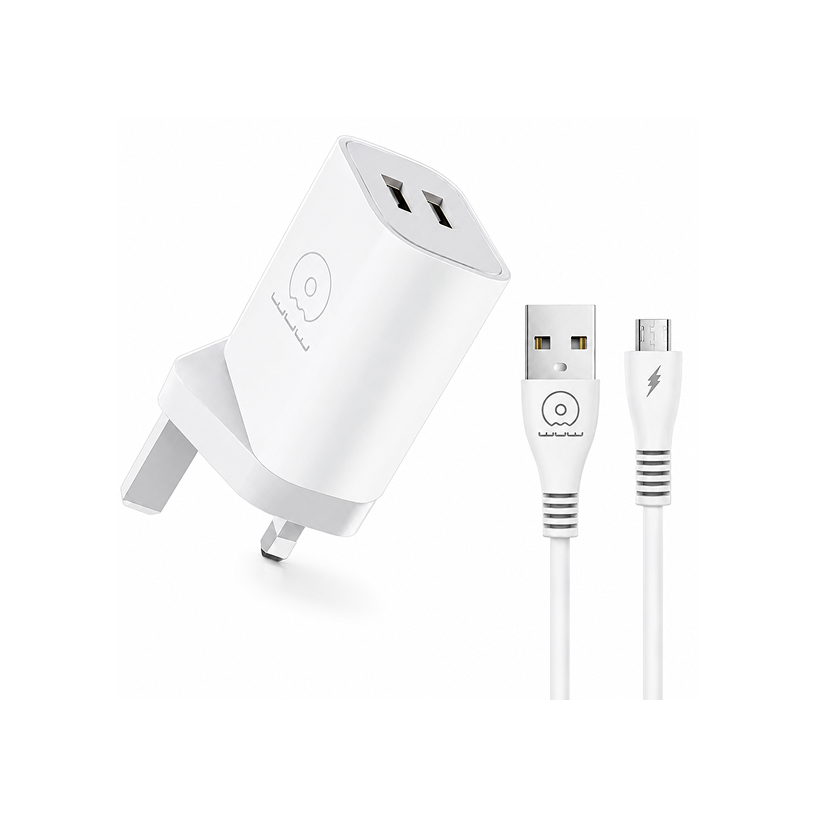 شاحن WUW Charger Set T58 Micro 2.4A مع كيبل