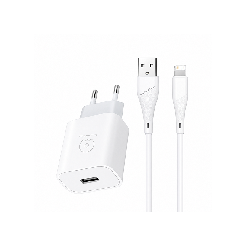 شاحن WUW T49 مع كيبل Lightning