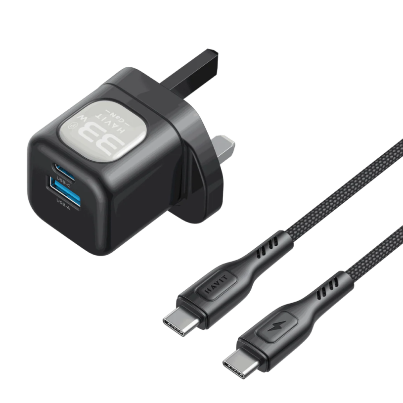 شاحن Havet 33W  Type-c to Lightning