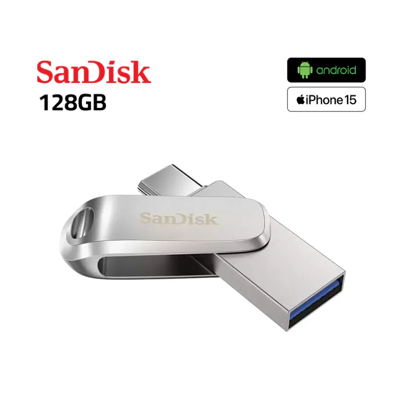 فلاش  حديد  SanDisk 128GB USB-Type C