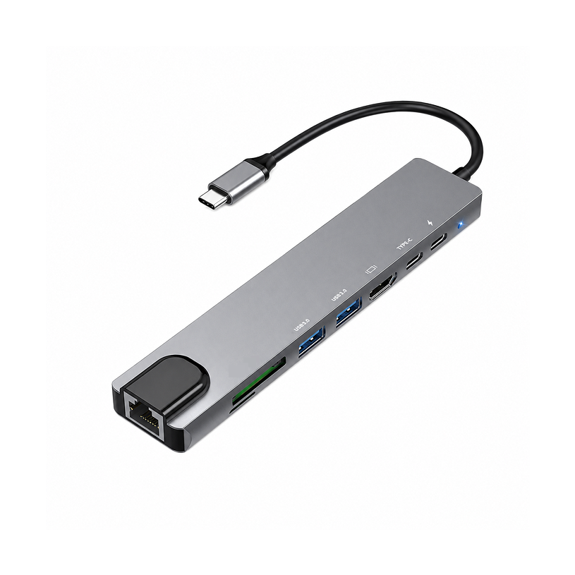 هب  Type C -8 Ports