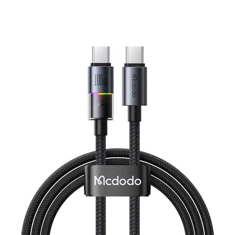 كيبل  Mcdodo Type C - Type C 100W RGB
